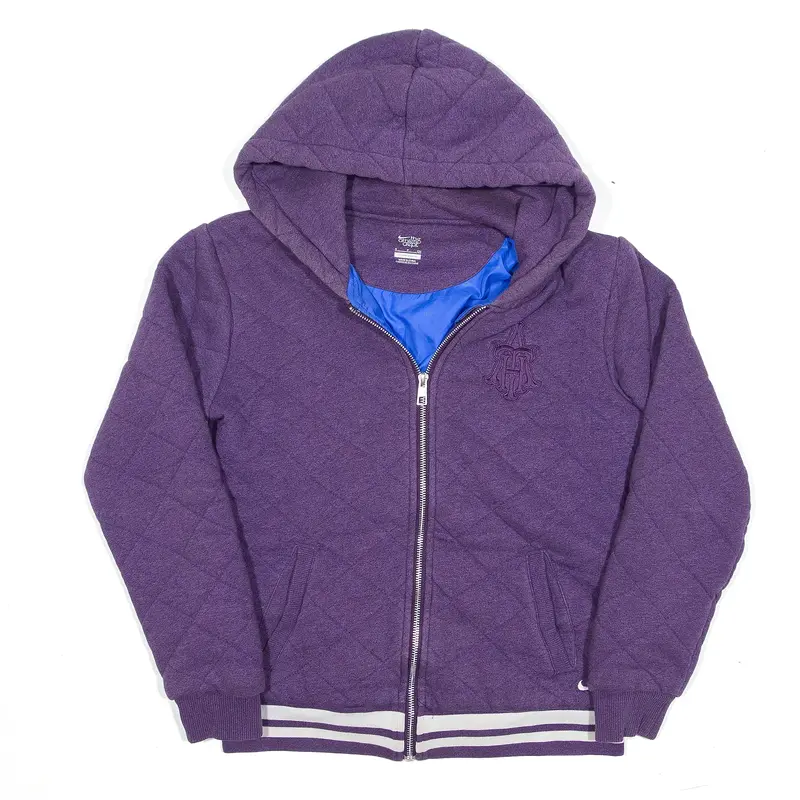 NIKE Quilted Track Jacket Purple Womens S