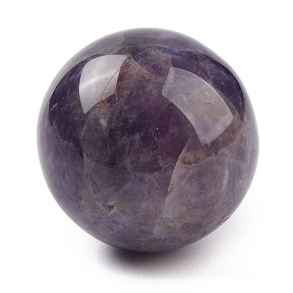 Natural Amethyst Sphere Beads