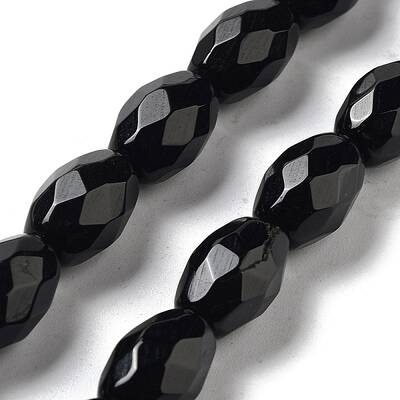 Natural Black Onyx(Dyed & Heated) Beads Strands