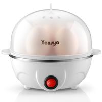Easy Egg Cooker Electric 7-Egg Capacity, Soft, Medium, Hard-Boiled Egg Cooker with Auto Shut-Off, Measuring Cup Included, BPA...