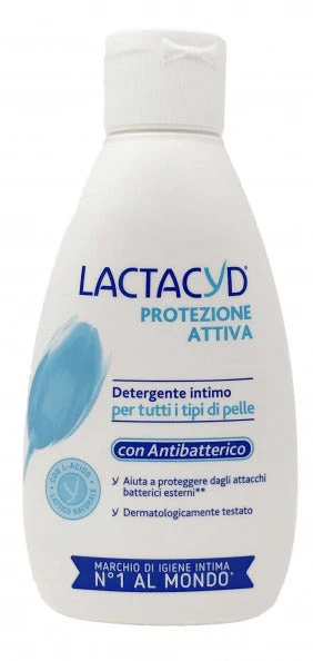 Lactacyd Intimate Cleanser Active Protection With Antibacterial 200 Ml