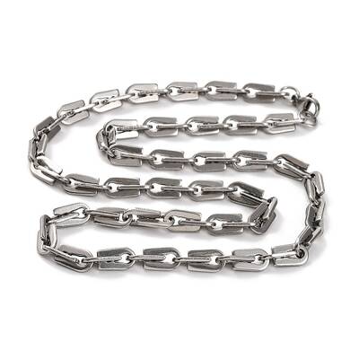 201 Stainless Steel Arch Link Chain Necklace