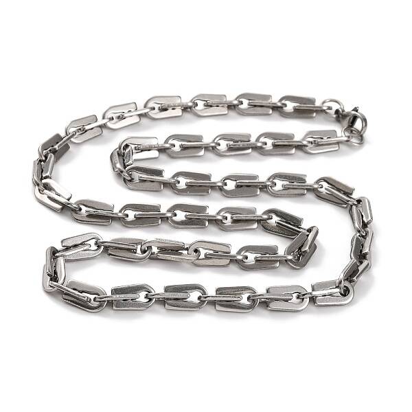 201 Stainless Steel Arch Link Chain Necklace