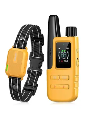 Jugbow Dog Collar - 4200FT Collar with Remote IPX7 Waterproof Collar with 4 Training Modes, Security Lock, Rechargeable e-Col...