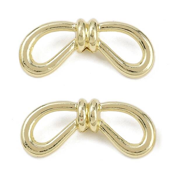 Alloy Bowknot Beads