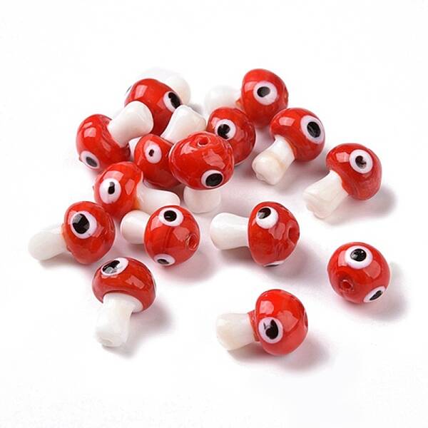 Handmade Evil Eye Lampwork Beads