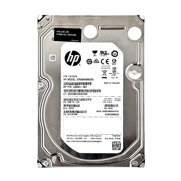 ST6000NM0235 Seagate 6TB 7200RPM SATA 6Gb/s 3.5-Inch 256MB Cache (512n) Enterprise Capacity Hard Drive