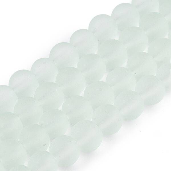 Transparent Glass Bead Strands