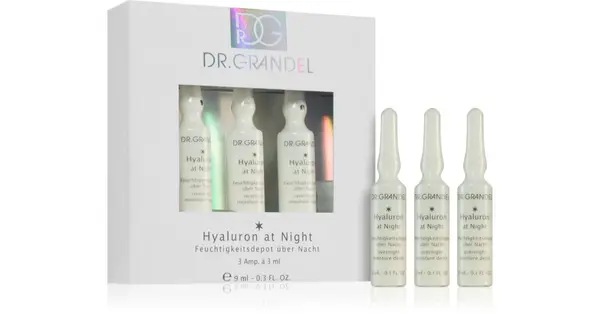 Dr. Grandel Hyaluron At Night night ampoules hydrating effect 3×3 ml
