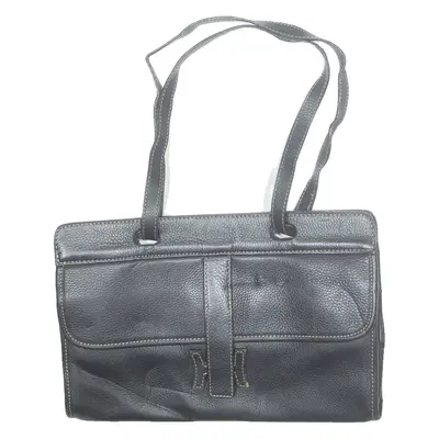 Womens Shoulder Bag Black Leather