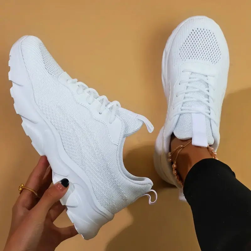 Women's Letter Design Running Shoes, Casual Shoes for Men Gym Tennis Athletic Mesh Sneakers Lightweight Sports Fashion Workou...