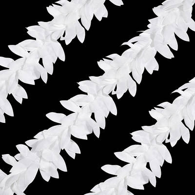 5 Yards Polyester Chiffon Leaf Lace Ribbon