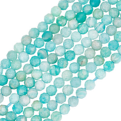 2Strands Natural Amazonite Beads Strands