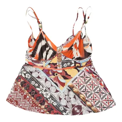 Just Cavalli Cami Top - Medium Multicoloured Nylon Blend | Size: medium