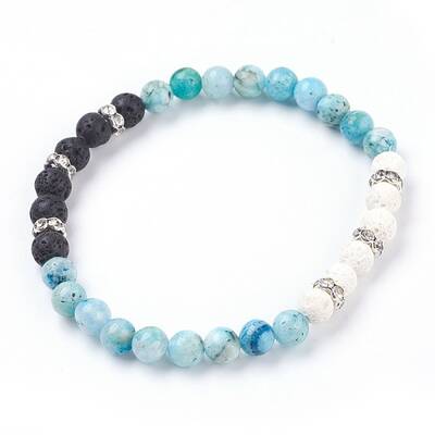 Natural Hemimorphite Stretch Bracelets