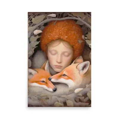 Forest Harmony - Framed Matte Poster