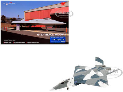 Northrop F-23 Black Widow II Stealth Fighter Aircraft Blue 054, Su-57 Aggressor What If Scheme, 65th AGRS, Nellis AFB Unite...