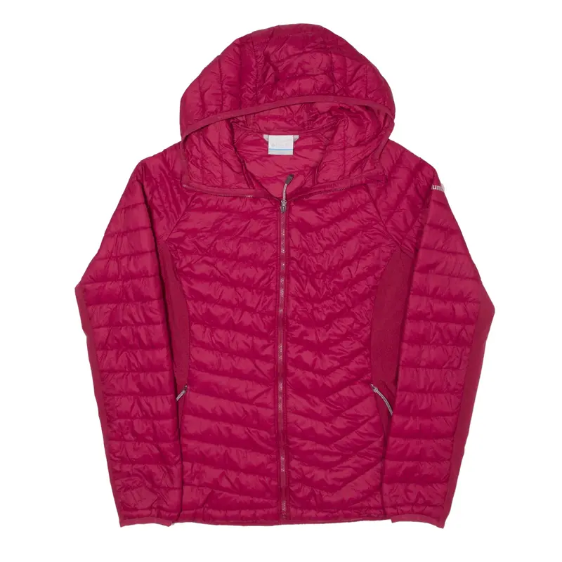 COLUMBIA Lightweight Puffer Jacket Pink Womens M