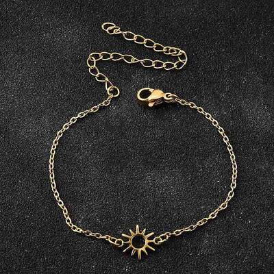 304 Stainless Steel Sun Link Bracelets