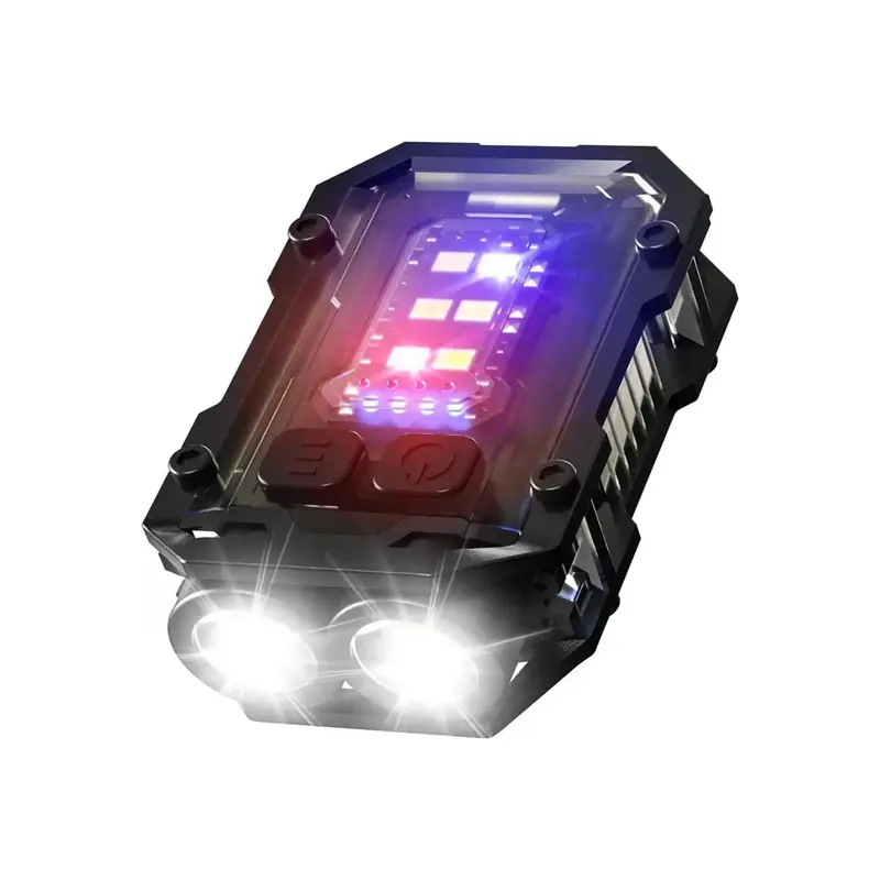 Rechargeable Flash Light, Summer High Quality EDC Key Chain Magnetic Work Light, Waterproof Flashlight For Camping, Hiking, ...