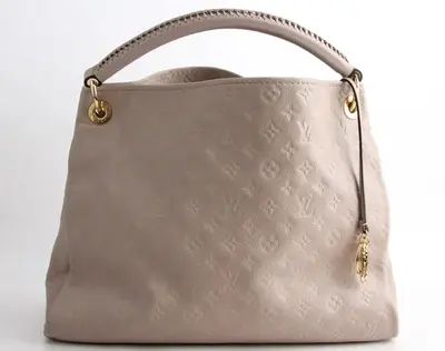 Pre-owned Louis Vuitton Leather Tote Bags Artsy MM Galet Tote Handbag