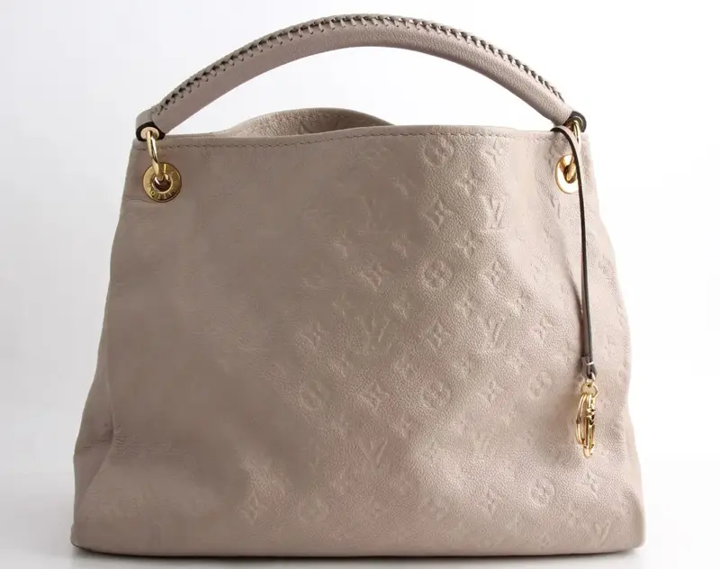 Pre-owned Louis Vuitton Leather Tote Bags Artsy MM Galet Tote Handbag