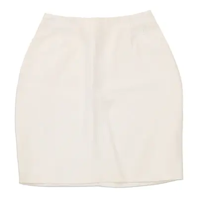 Roccobarocco Mini Skirt - 22W UK 2 White Viscose Blend