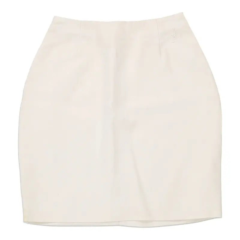 Roccobarocco Mini Skirt - 22W UK 2 White Viscose Blend