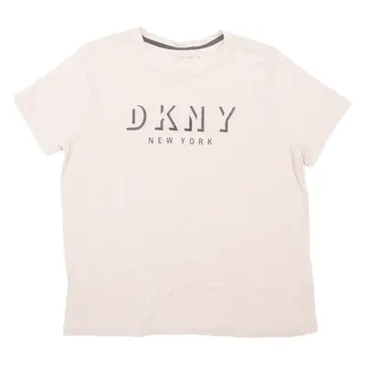 DKNY Womens T-Shirt Pink M