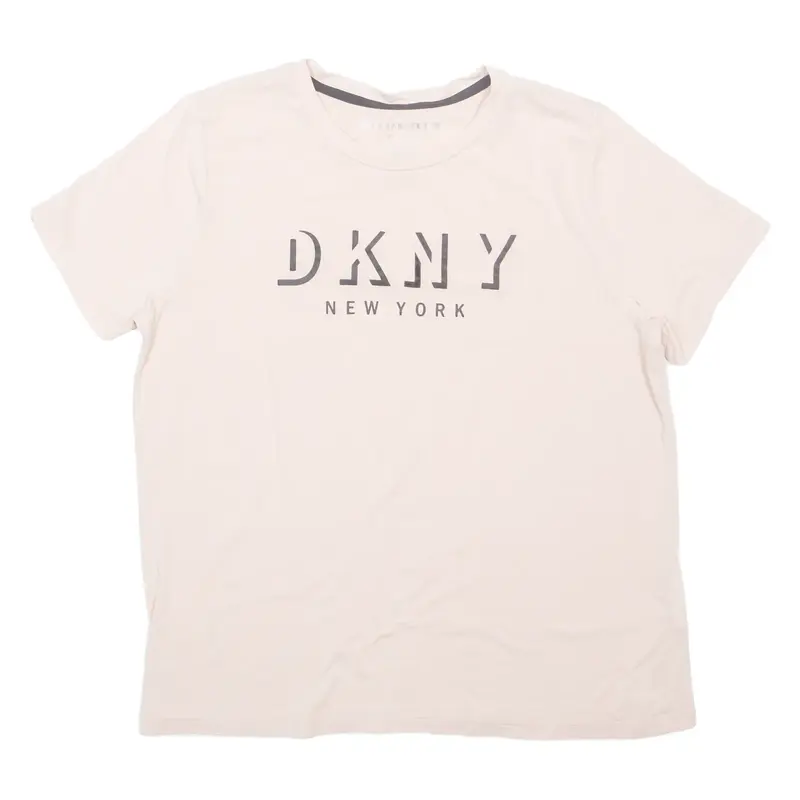 DKNY Womens T-Shirt Pink M
