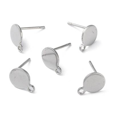 Non-Tarnish 304 Stainless Steel Ear Stud Components