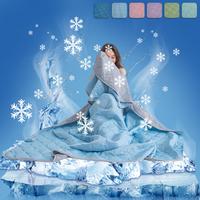 Cooling Summer Blanket, Lightweight Breathable Silky Soft Gravity Blanket, Comfy Bedding for Hot Sleepers and Night Sweats