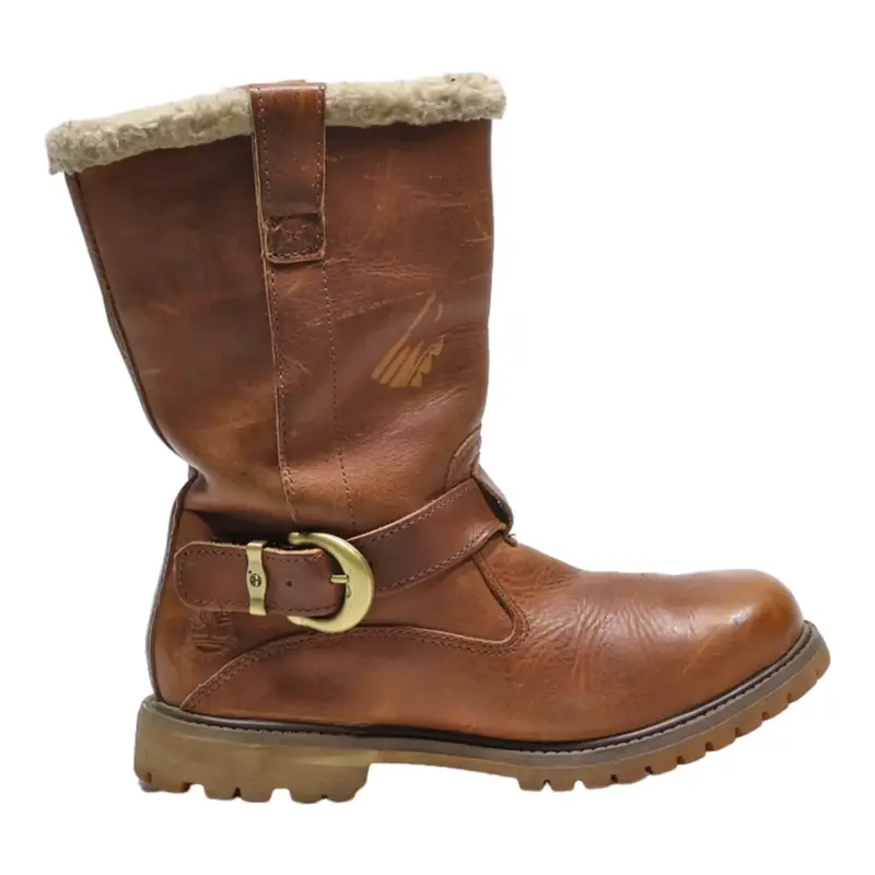 TIMBERLAND Ankle Boots Brown Leather Womens UK 5.5
