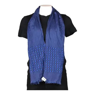 Armani Scarf - No Size Blue Silk Blend