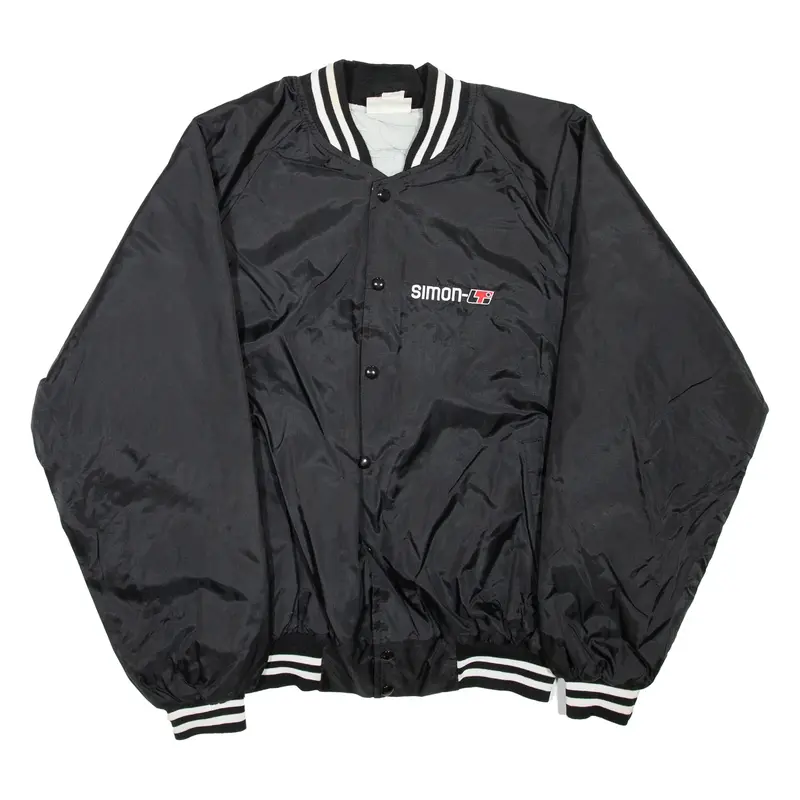 HARTWELL SPORTS Mens Bomber Jacket Black XL