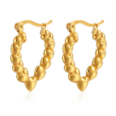 304 Stainless Steel Hoop Earrings