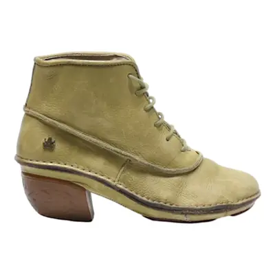 EL NATURALISTA Ankle Boots Green Leather Womens UK 3