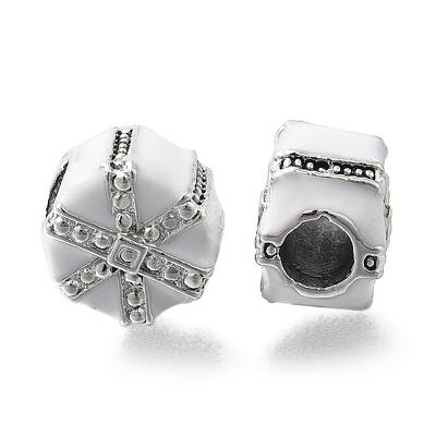 Rack Plating Alloy Enamel European Beads