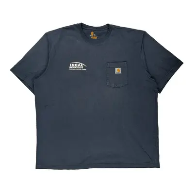 Ideal Services Carhartt T-Shirt - 2XL Blue Cotton