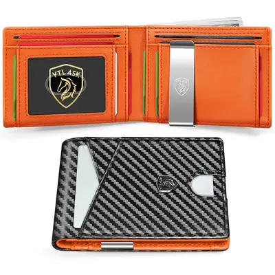 【2025 Ultra-Thin RFID Blocking】Wallet VTLASK Men’s Luxury Leather Wallet | 11 Card Slots + Coin Pocket | Perfect Father...