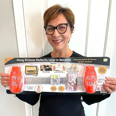 Hang Hero Number One Picture Hanging Hack - Holds Up to 10 Pounds in Seconds, Effortless Installation for Art & Crafts - Orga...