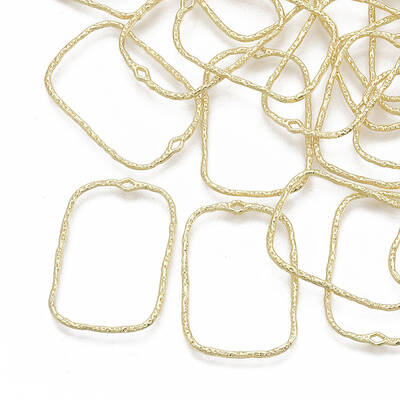 Alloy Open Back Bezel Pendants
