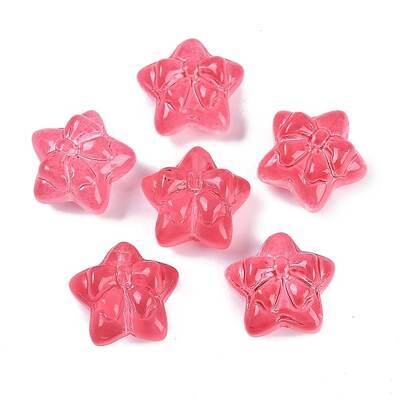 Transparent Spray Paint Glass Beads