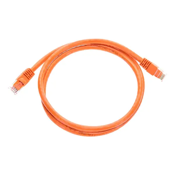 3413 Monoprice Cat6 Ethernet Patch Cable Snagless RJ45 Stranded 550MHz UTP Pure Bare Copper Wire 24AWG 3ft Orange