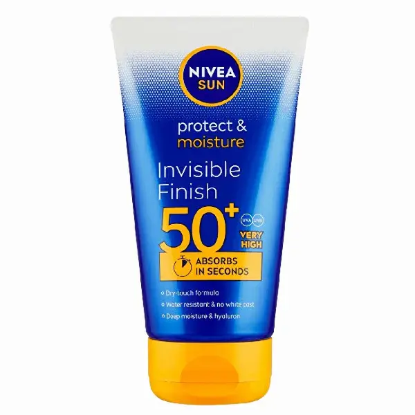 Nivea Latte Solare Invisible Finish Spf 50+ (Latte Solare Protettivo E Idratante) 150 Ml
