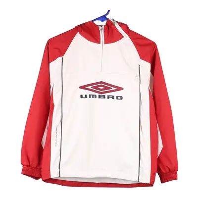 Age 11-12 Umbro Spellout Jacket - Medium Block Colour Nylon