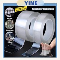 Nano Double-Sided Adhesive High Viscosity Traceless Hook Adhesive Acrylic Double-Sided Adhesive Transparent Magic Tape Waterp...