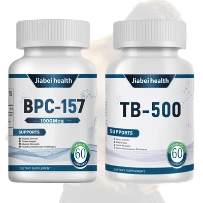 Advanced Peptide Stack: BPC-157 & TB-500 | A 2-Bottle System for Intense Training Recovery & Joint Support | 1000mcg + 1500mc...