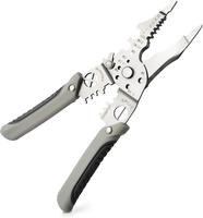 Multi-function Wire Stripper Tool Electrical, 9-in-1 Wire  & Wire Crimping Tool, Adjustable AWG 6-16, Comfortable Grip and Re...