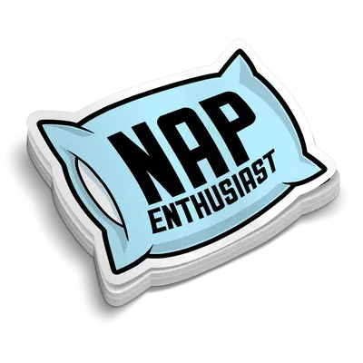 Nap Enthusiast -  Hard Hat Decal